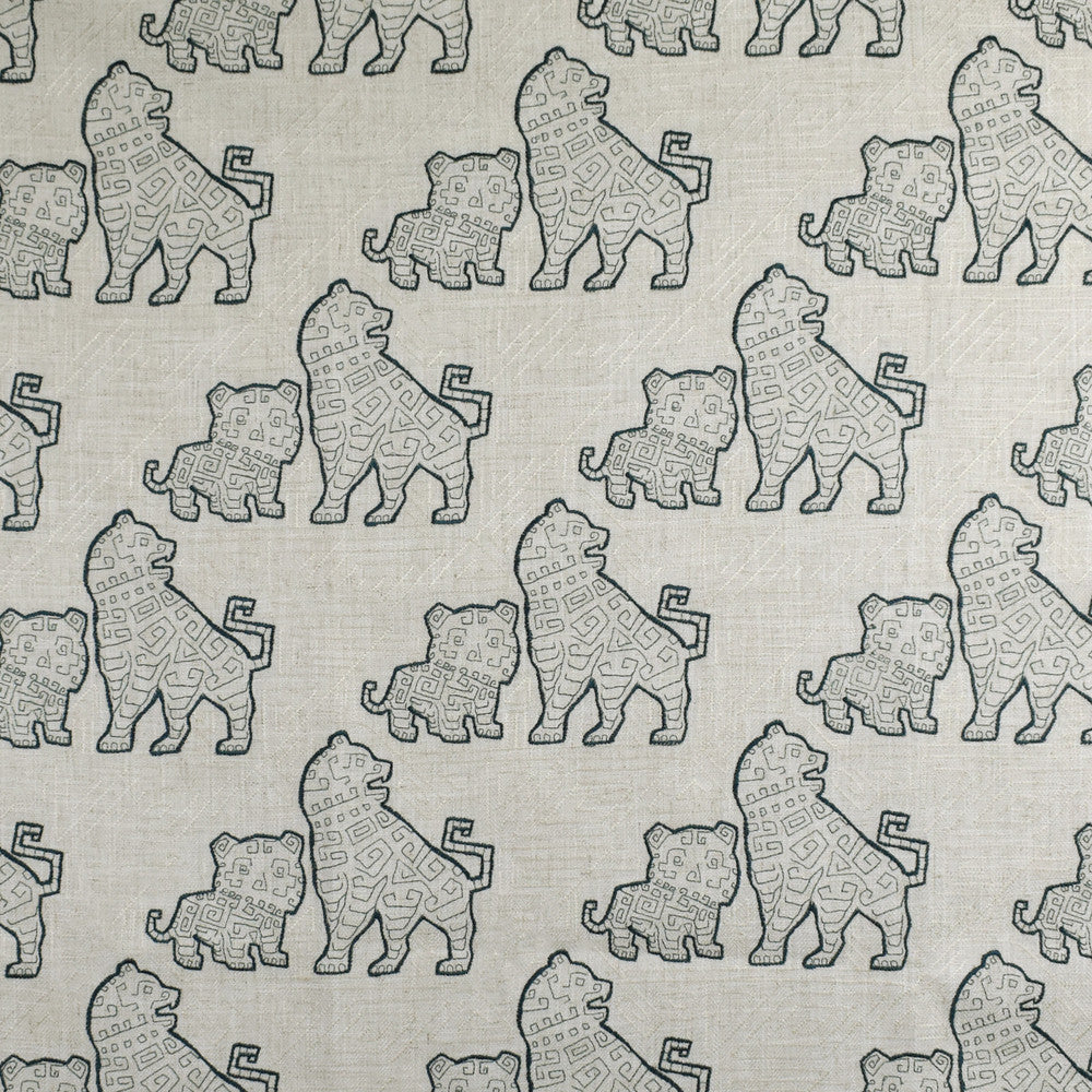 F2712 Aegean by Greenhouse Designer Fabric 95% Polyester, 5% Linen W/ 100% Rayon Embroidery China 9,000 double rubs </p><p>Repeat: 10.75" H, 11.75" V 60" - Swanky Fabrics -