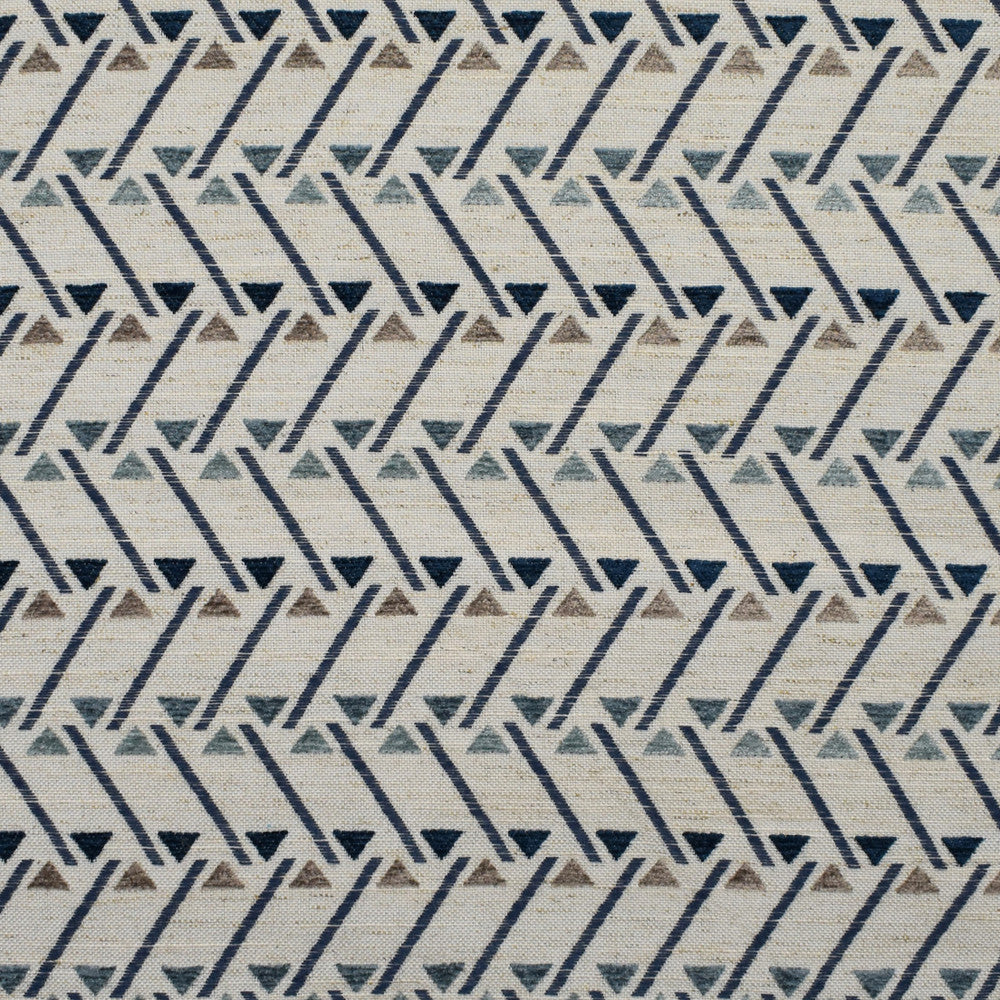 F2721 Prussian by Greenhouse Designer Fabric 97% Polyester, 3% Linen China 50,000 </p><p>Repeat: 1" H, 3" V 58" - Swanky Fabrics -