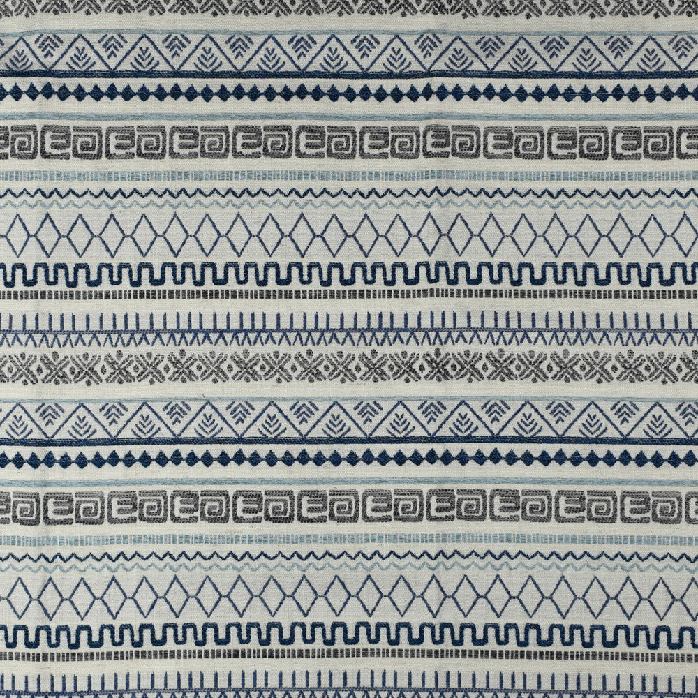 F2722 Sea by Greenhouse Designer Fabric 99% Polyester, 1% Linen China 53,000 </p><p>Repeat: 2.25" H, 14" V 57" - Swanky Fabrics -