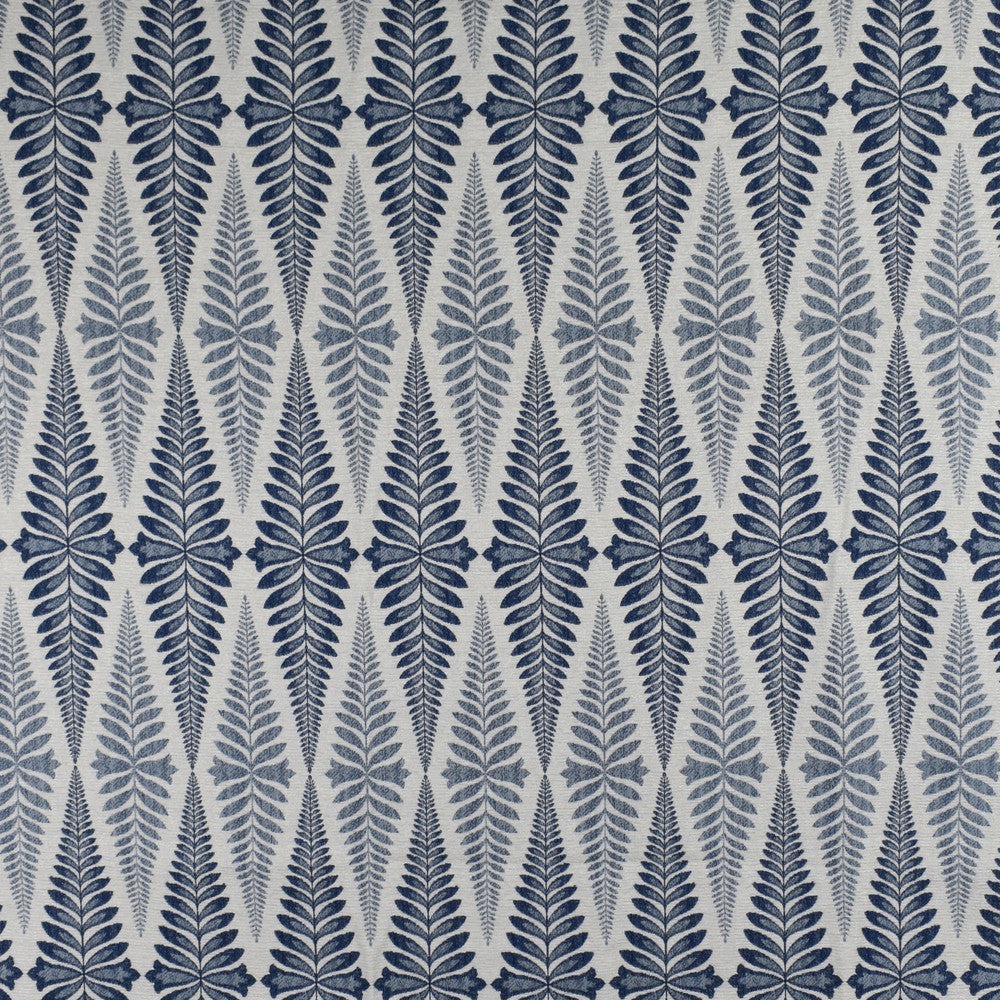 F2733 Denim by Greenhouse Designer Fabric 65% Polyester, 35% Rayon China 40,000 double rubs </p><p>Repeat: 3.5" H, 13.5" V 57" - Swanky Fabrics -