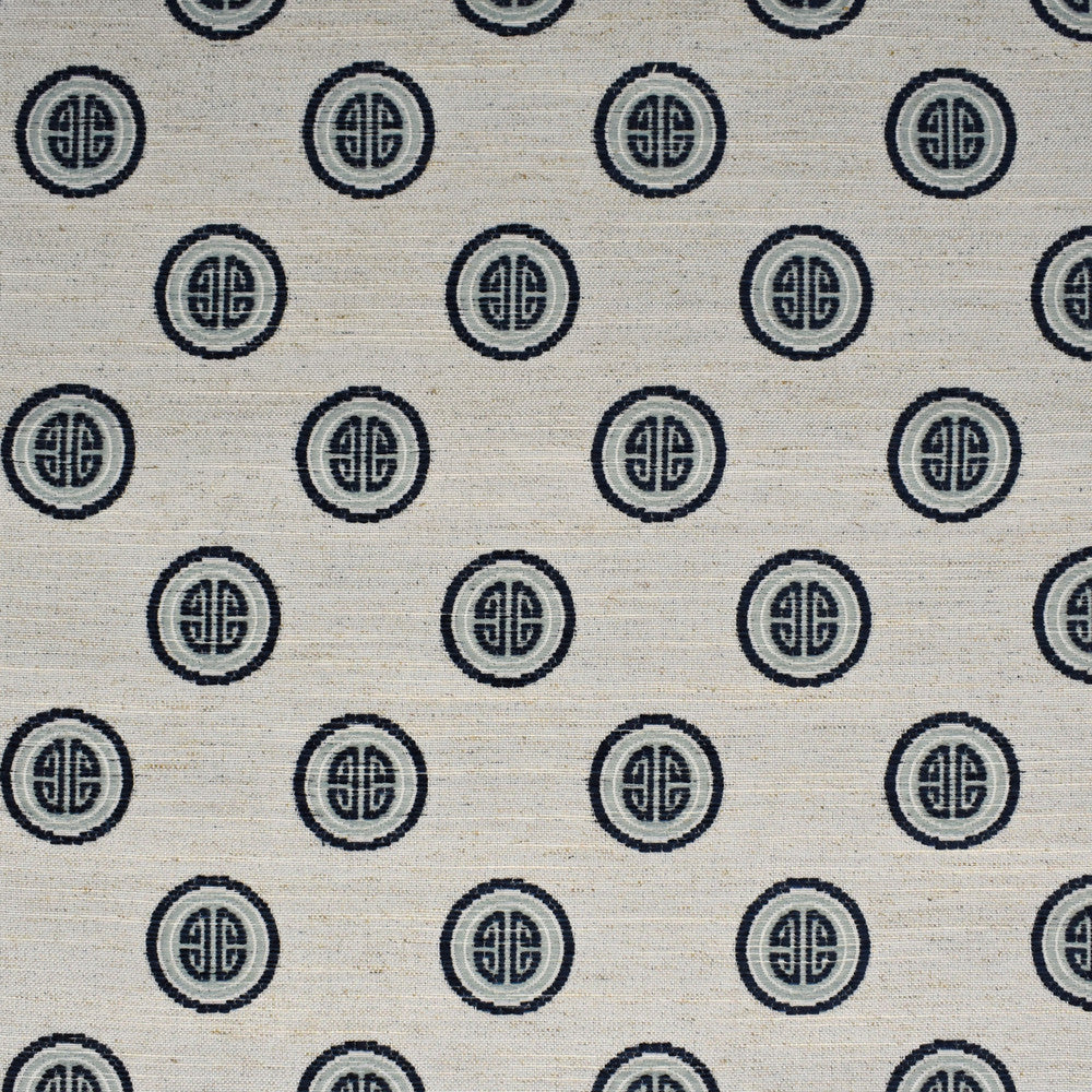 F2737 Indigo by Greenhouse Designer Fabric E84: greenhouse HUES 97% Polyester, 3% Linen China 100,000 double rubs </p><p>Repeat: 3.8" H, 4.4" V 59" - Swanky Fabrics -