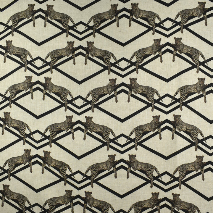 F2766 Black by Greenhouse Designer Fabric 95% Polyester, 5% Linen China 50,000 </p><p>Repeat: 14" H, 12" V 58" - Swanky Fabrics -