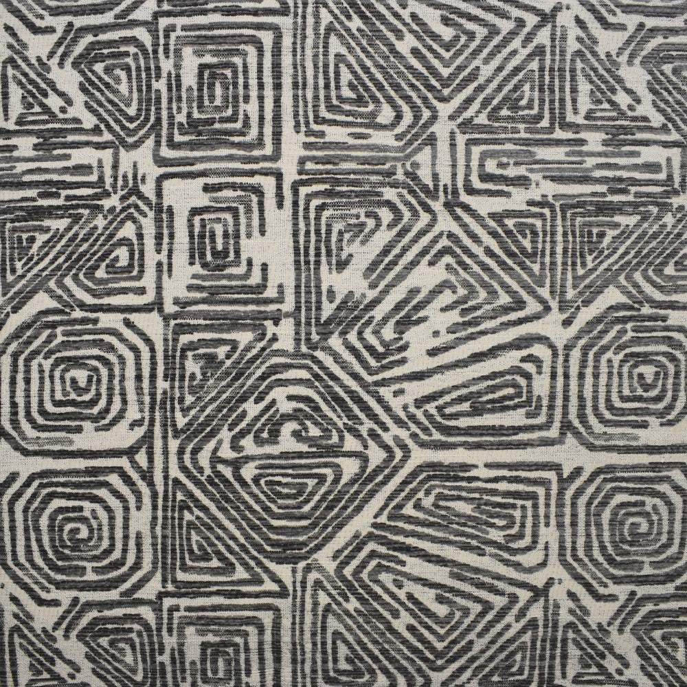 F2780 Grey by Greenhouse Designer Fabric E83: greenhouse HUES 100% Polyester China 50,000 double rubs </p><p>Repeat: 14.25" H, 14.5" V 57" - Swanky Fabrics -