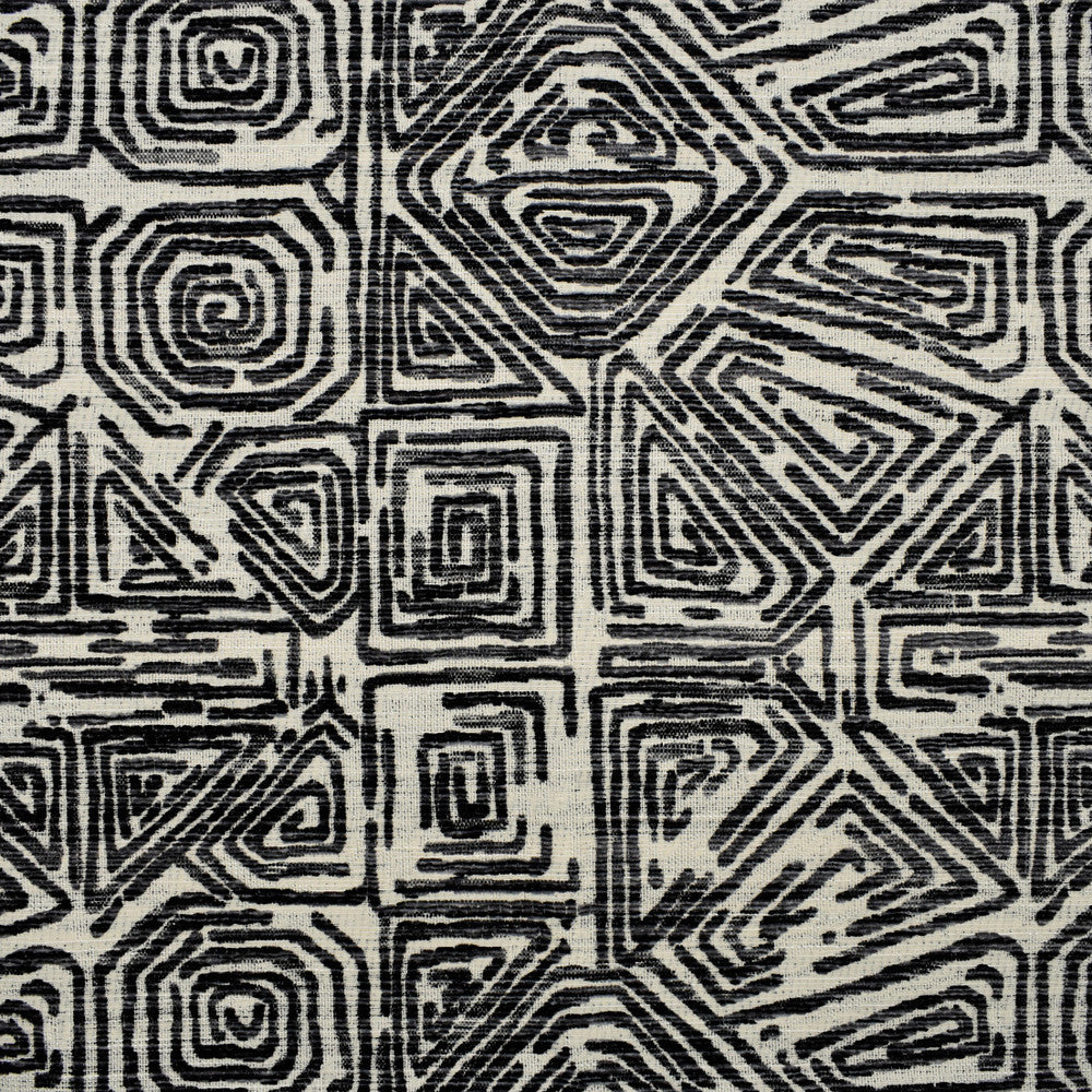 F2784 Black by Greenhouse Designer Fabric 100% Polyester China 50,000 </p><p>Repeat: 14.25" H, 14.5" V 57" - Swanky Fabrics -