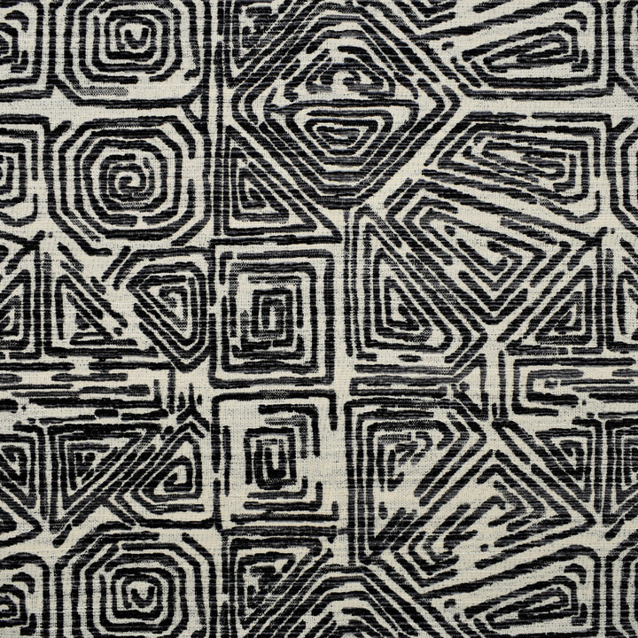 F2784 Black by Greenhouse Designer Fabric E83: greenhouse HUES 100% Polyester China 50,000 double rubs </p><p>Repeat: 14.25" H, 14.5" V 57" - Swanky Fabrics -