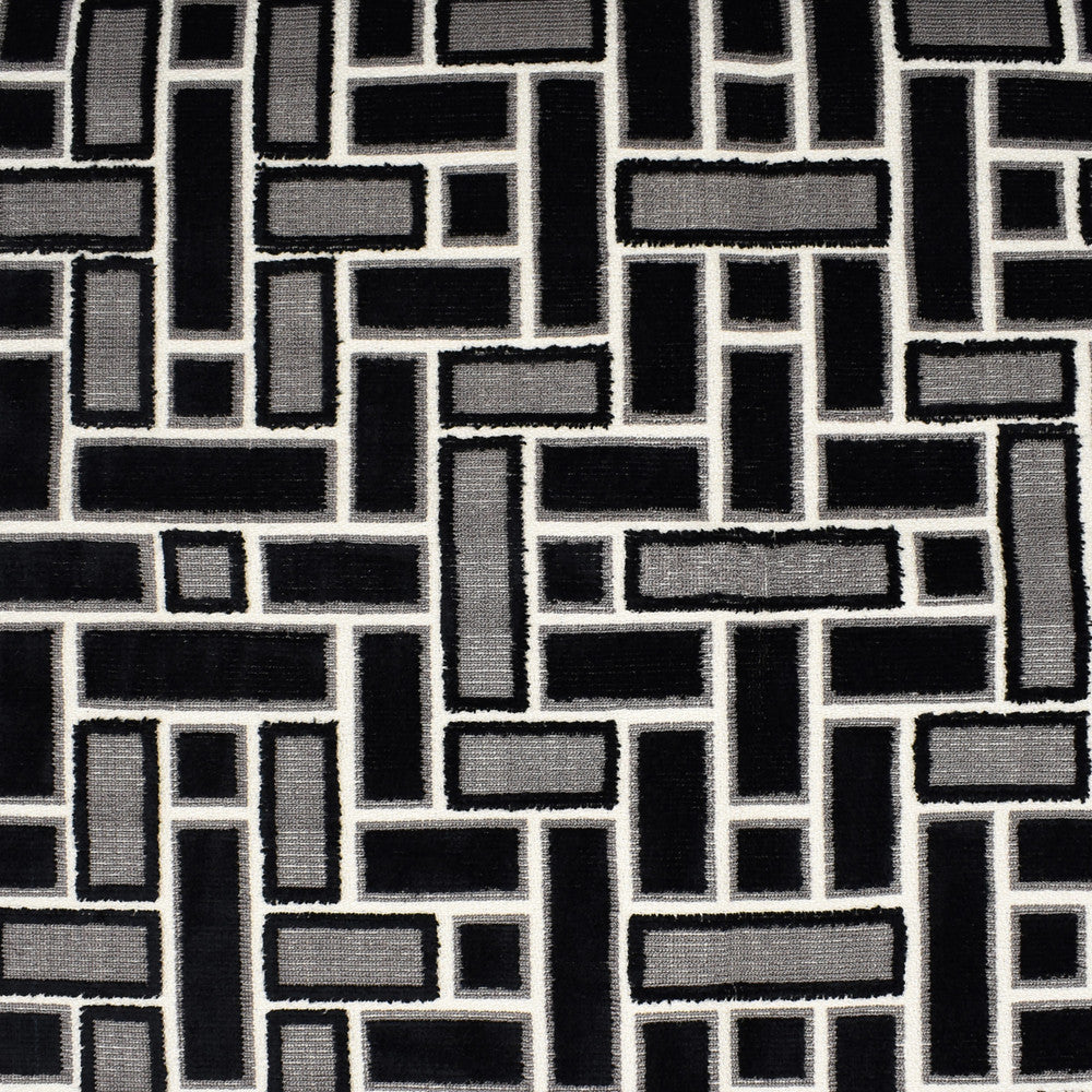 F2785 Coal by Greenhouse Designer Fabric E83: greenhouse HUES 76% Viscose, 24% Polyester India 64,000 double rubs </p><p>Repeat: 13.5" H, 9" V 55" - Swanky Fabrics -