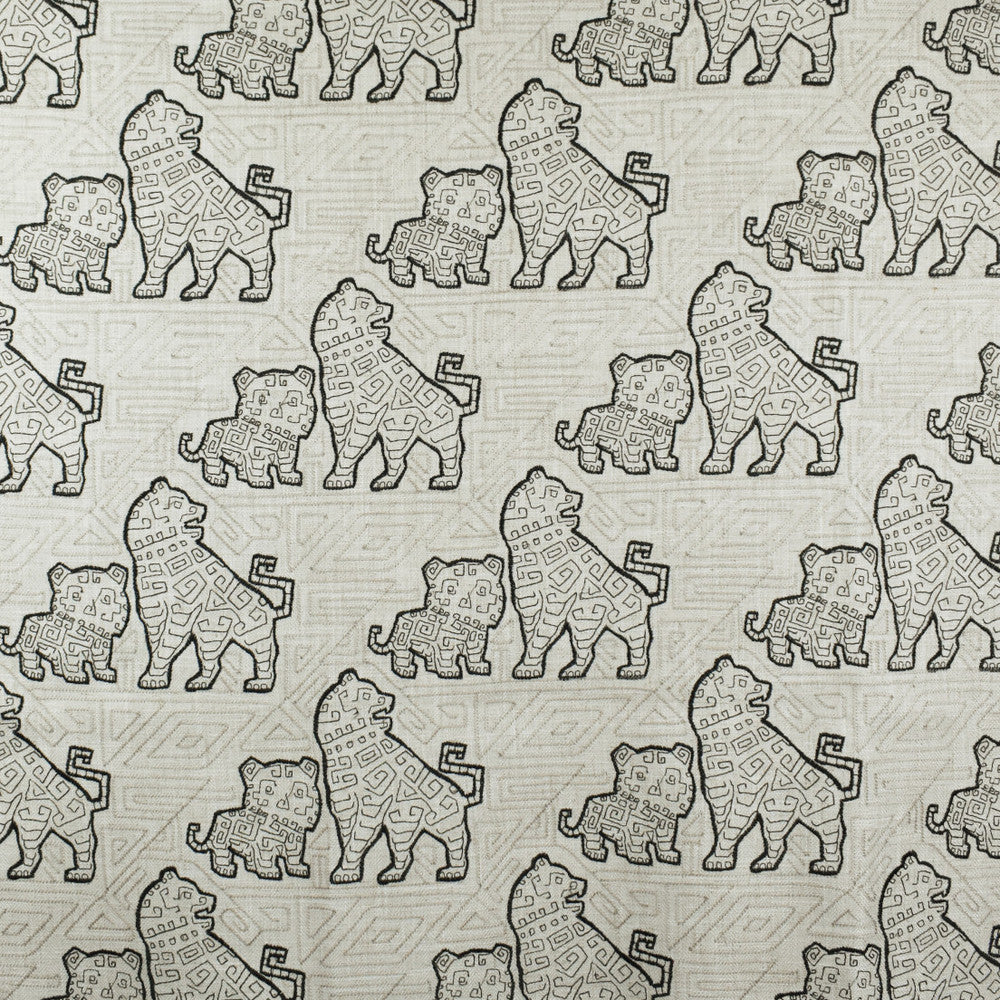 F2786 Onyx by Greenhouse Designer Fabric 95% Polyester, 5% Linen With 100% Rayon Embroidery China 9,000 </p><p>Repeat: 10.75" H, 11.75" V 60" - Swanky Fabrics -