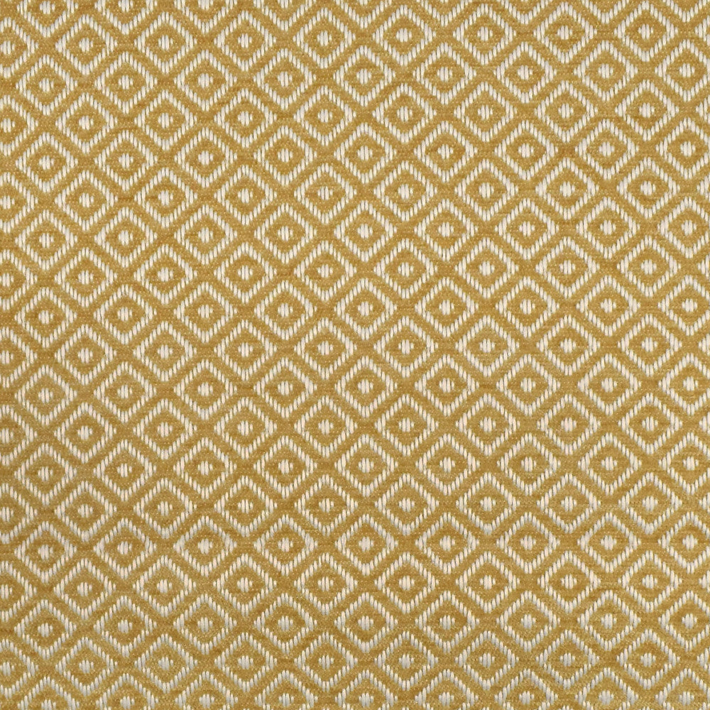 F2804 Gold by Greenhouse Designer Fabric 100% Polyester China 30,000 double rubs </p><p>Repeat: .75" H, .75" V 57" - Swanky Fabrics -