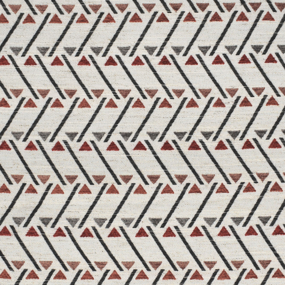 F2838 Cayenne by Greenhouse Designer Fabric 97% Polyester, 3% Linen China 50,000 double rubs </p><p>Repeat: 1" H, 3" V 58" - Swanky Fabrics -