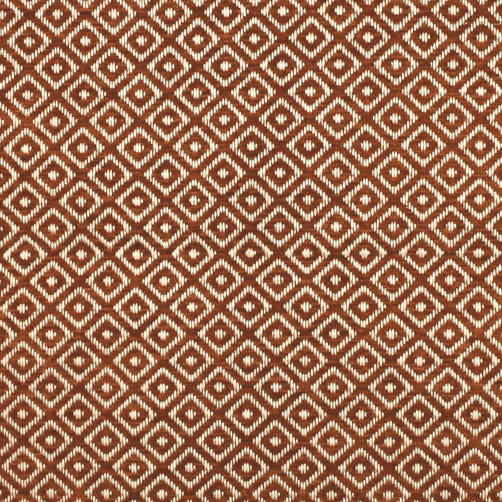 F2841 Cinnamon by Greenhouse Designer Fabric 100% Polyester China 30,000 double rubs </p><p>Repeat: .75" H, .75" V 57" - Swanky Fabrics -