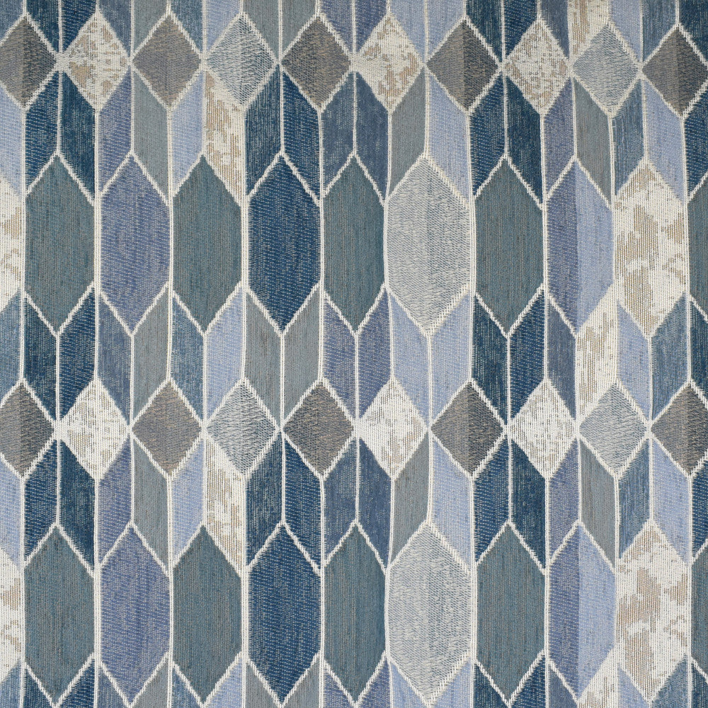 F3238 Denim by Greenhouse Designer Fabric 100% Polyester USA 84,000 double rubs </p><p>Repeat: 3.5" H, 1.5" V 54" - Swanky Fabrics -