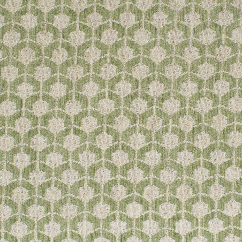F3271 Sage by Greenhouse Designer Fabric 43% Polyester, 33% Viscose, 12% Cotton, 12% Linen USA 60,000 double rubs </p><p>Repeat: 1.125" H, 1.25" V 54" - Swanky Fabrics -