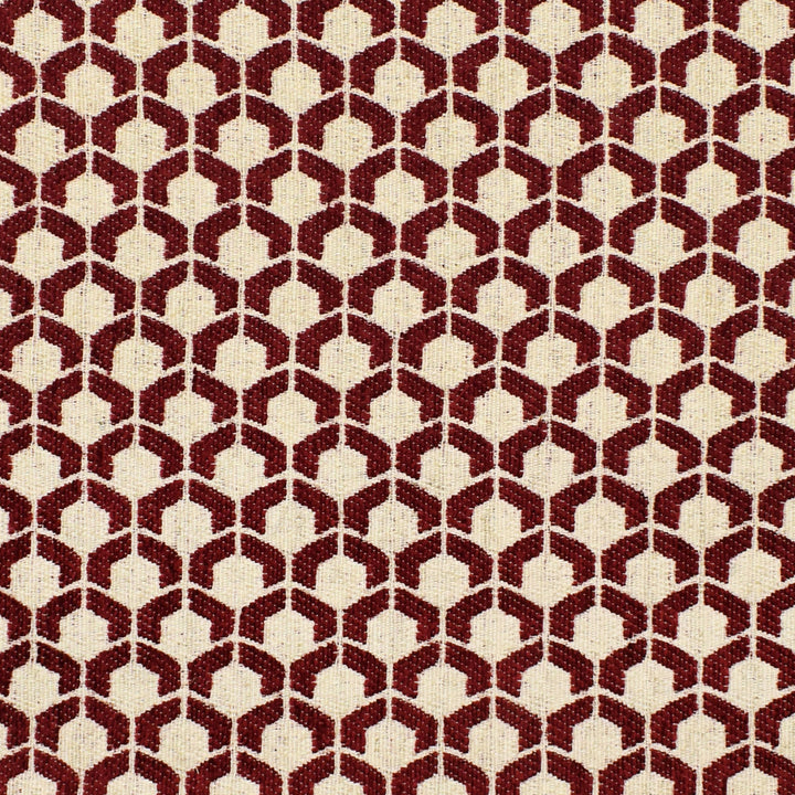 F3311 Sangria by Greenhouse Designer Fabric E89: upholstery by COLOR 43% Polyester, 33% Viscose, 12% Cotton, 12% Linen USA 60,000 double rubs </p><p>Repeat: 1.125" H, 1.25" V 54" - Swanky Fabrics -