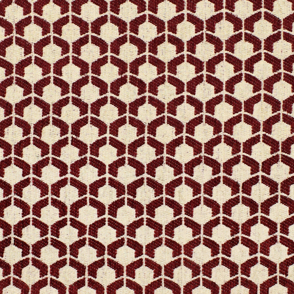 F3311 Sangria by Greenhouse Designer Fabric 43% Polyester, 33% Viscose, 12% Cotton, 12% Linen USA 60,000 double rubs </p><p>Repeat: 1.125" H, 1.25" V 54" - Swanky Fabrics -