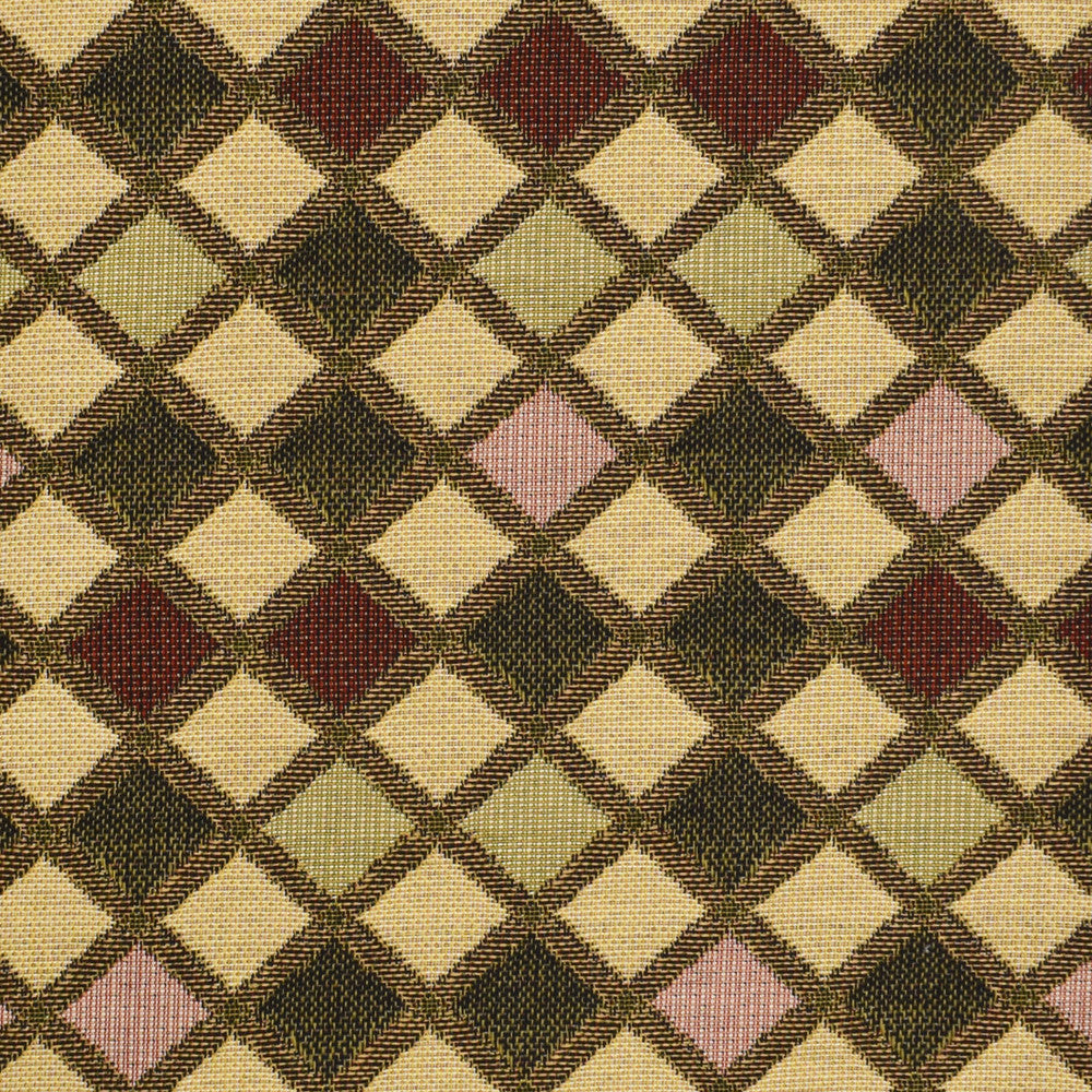 F3475 Garden by Greenhouse Designer Fabric 70% Polyester, 30% Cotton Mexico 50,000 </p><p>Repeat: 19.6" H, 10.2" V 54" - Swanky Fabrics -