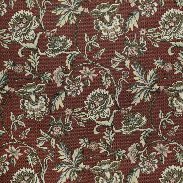 F3484 Garnet by Greenhouse Designer Fabric 70% Polyester, 30% Cotton Mexico 50,000 double rubs </p><p>Repeat: 19.6" H, 21.2" V 54" - Swanky Fabrics -