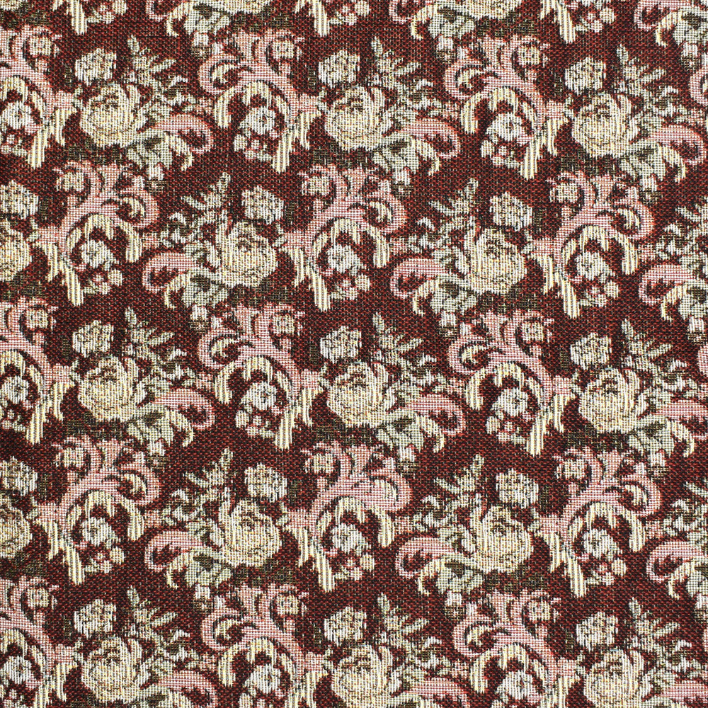 F3486 Burgundy by Greenhouse Designer Fabric 70% Polyester, 30% Cotton Mexico 50,000 </p><p>Repeat: 4.7" H, 4.3" V 54" - Swanky Fabrics -