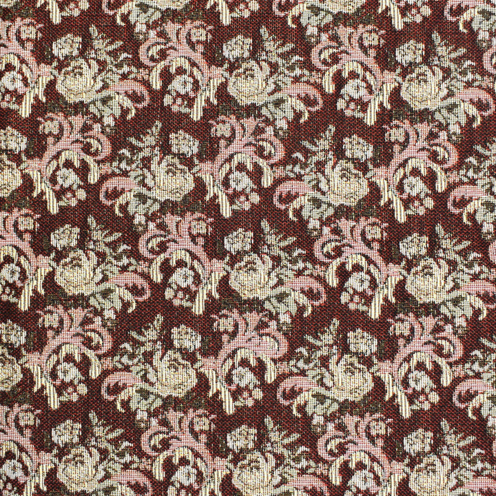 F3486 Burgundy by Greenhouse Designer Fabric 70% Polyester, 30% Cotton Mexico 50,000 </p><p>Repeat: 4.7" H, 4.3" V 54" - Swanky Fabrics -