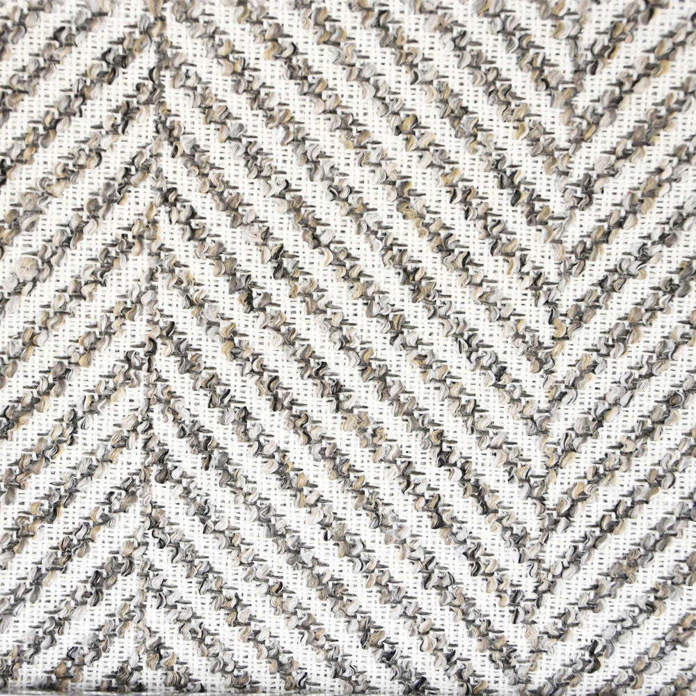 F3500 Aluminum by Greenhouse Designer Fabric 98.14% Olefin, 1.86% Polyester USA 51,000 double rubs </p><p>Repeat: .563" H, 6.875" V 55" - Swanky Fabrics -