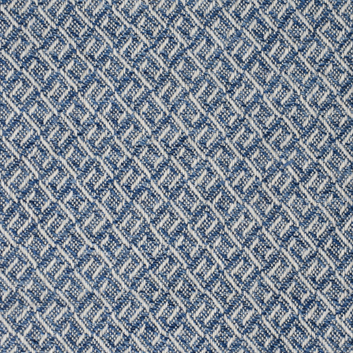 F3587 Cobalt by Greenhouse Designer Fabric E94: Performance Blue 97.11% Olefin, 2.89% Polyester USA 51,000 double rubs </p><p>Repeat: .875" H, 1.063" V 54" - Swanky Fabrics -