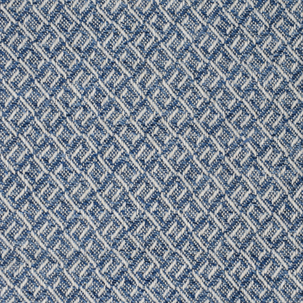 F3587 Cobalt by Greenhouse Designer Fabric 97.11% Olefin, 2.89% Polyester USA 51,000 </p><p>Repeat: .875" H, 1.063" V 54" - Swanky Fabrics -
