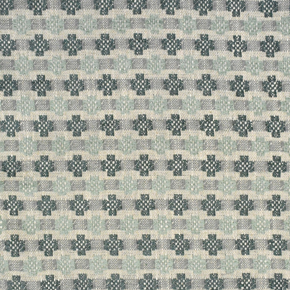 F3858 Seaglass by Greenhouse Designer Fabric 50% Viscose, 28% Polyester, 14% Linen, 8% Cotton USA 39,000 </p><p>Repeat: 1.5" H, 1.75" V 54" - Swanky Fabrics -