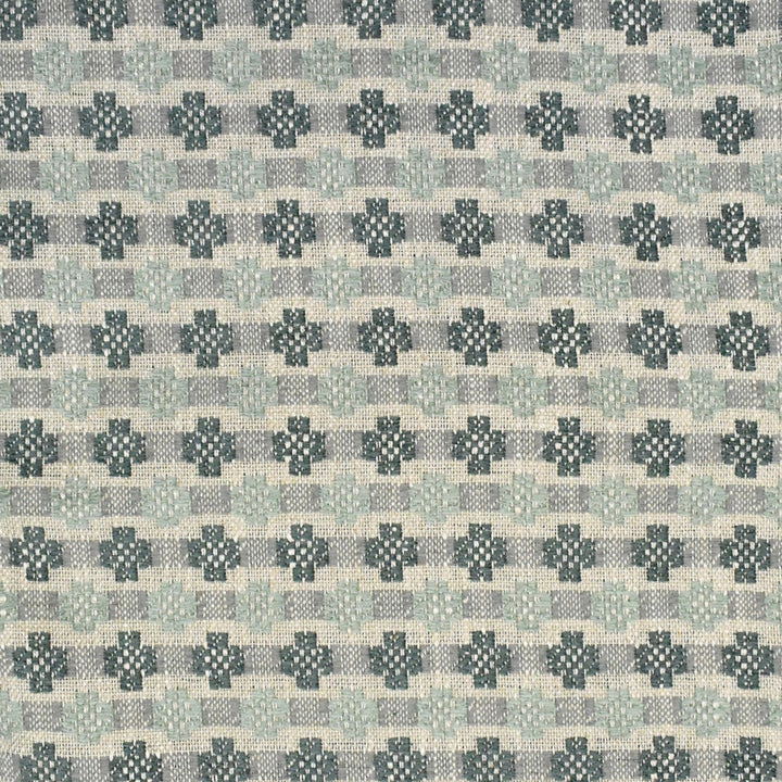 F3858 Seaglass by Greenhouse Designer Fabric 50% Viscose, 28% Polyester, 14% Linen, 8% Cotton USA 39,000 </p><p>Repeat: 1.5" H, 1.75" V 54" - Swanky Fabrics -