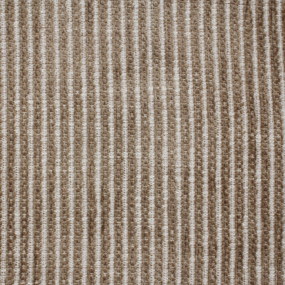 F3961 Mocha by Greenhouse Designer Fabric 46% Acrylic, 25% Viscose, 17% Polyester, 12% Linen USA 84,000 </p><p>Repeat: .5" V 54" - Swanky Fabrics -