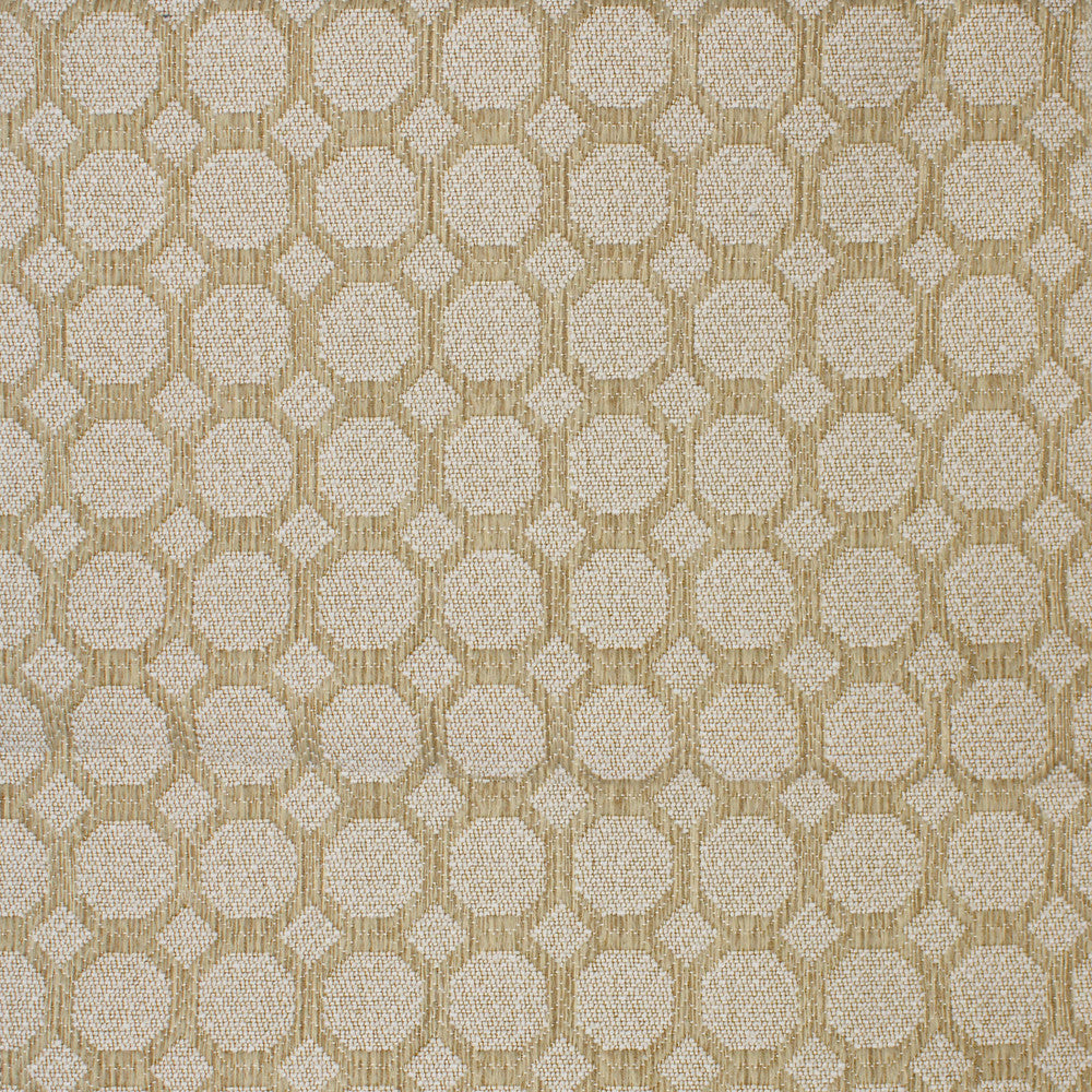 F4048 Cream by Greenhouse Designer Fabric F04: Performance Neutral 100% Polyester China 40,000 double rubs Performance </p><p>Repeat: 1.75" H, 1.75" V 56" - Swanky Fabrics -