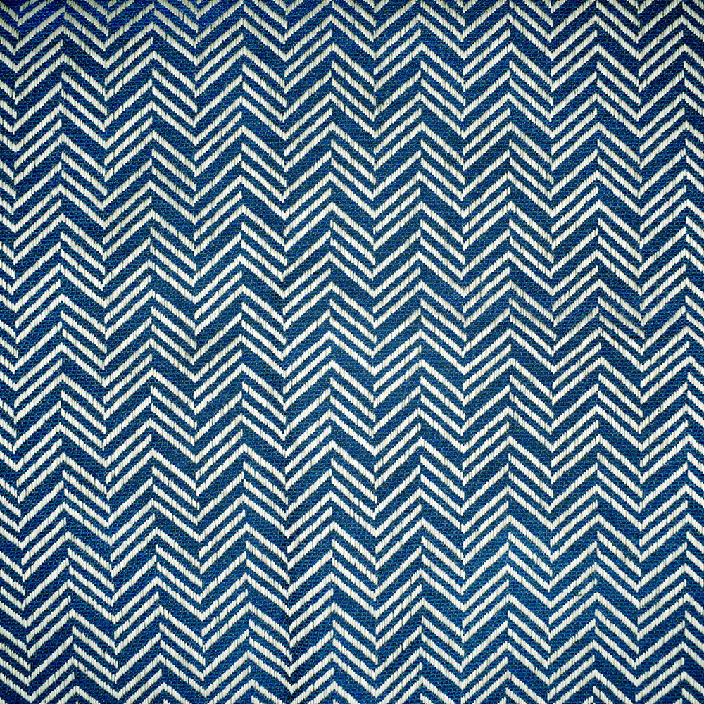 F4127 Indigo by Greenhouse Designer Fabric F05: Performance Color 100% Polyester China 50,000 double rubs Performance </p><p>Repeat: 2" H, 1.5" V 56" - Swanky Fabrics -