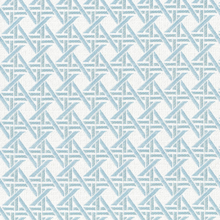F4587 Spa by Greenhouse Designer Fabric 100% Solution-Dyed Polyester China 50,000 </p><p>Repeat: 1.23" H, 1.23" V 56" - Swanky Fabrics -