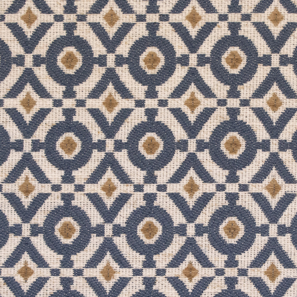 F5152 Chambray by Greenhouse Designer Fabric 92% Polyester, 8% Linen China 65,000 </p><p>Repeat: 1.25" H, 1.25" V 54" - Swanky Fabrics -