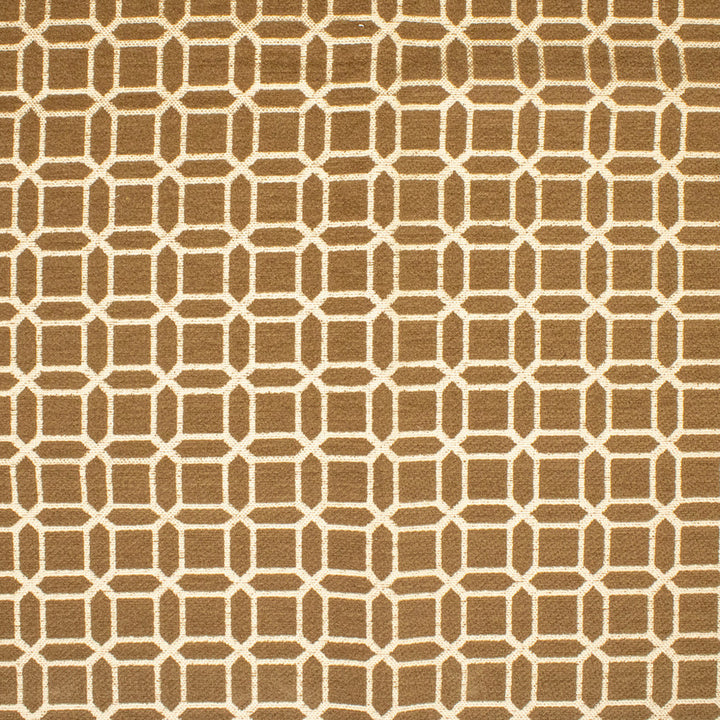F5201 Mocha by Greenhouse Designer Fabric 100% Polyester Mexico 40,000 </p><p>Repeat: 2" H, 14" V 54" - Swanky Fabrics -
