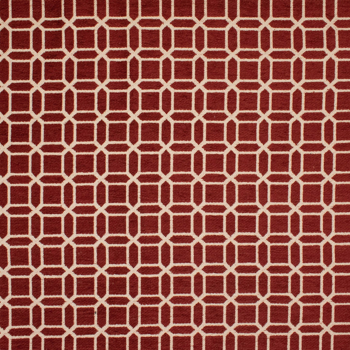 F5264 Crimson by Greenhouse Designer Fabric 100% Polyester Mexico 40,000 </p><p>Repeat: 2" H, 14" V 54" - Swanky Fabrics -