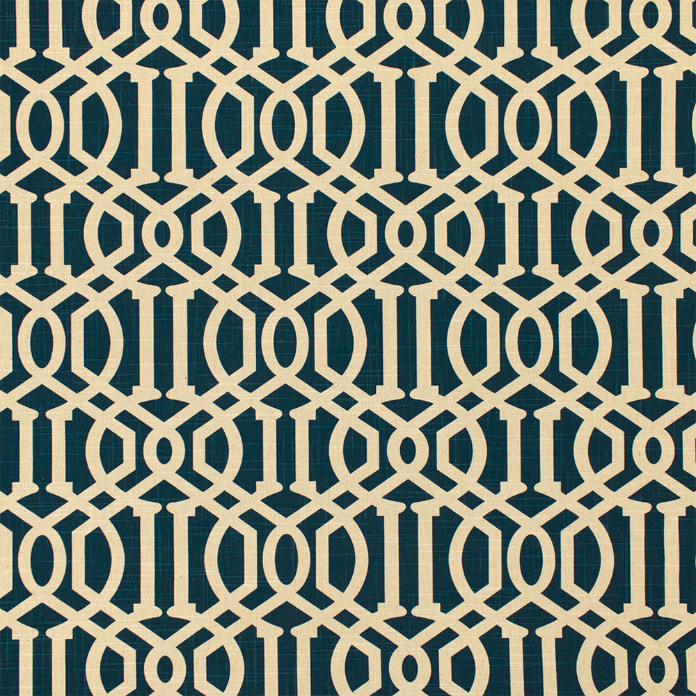F5739 Navy by Greenhouse Designer Fabric 70% Cotton, 30% Linen China 15,000 </p><p>Repeat: 9.5" H, 8" V 55" - Swanky Fabrics -