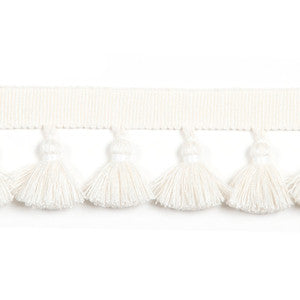 Hellenic Key Tassel Fringe Pearl by Europatex Designer Trim