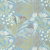 PROTEA PRINT Spa Blue F81766 by Thibaut Designer Fabric