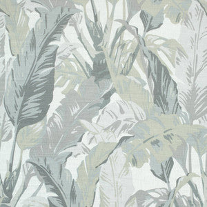 Travelers Palm Grey F910129 by Thibaut Designer Fabric