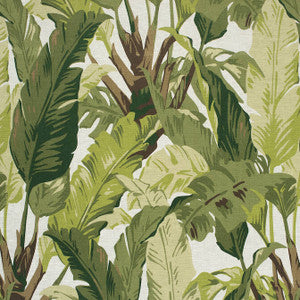 Travelers Palm Sage F910131 by Thibaut Designer Fabric