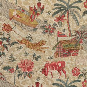 Tiger Reserve Wheat F910233 by Thibaut Designer Fabric