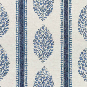 Chappana Blue and White F910239 by Thibaut Designer Fabric