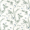 VIRGINIA Blue and Green F910528 by Thibaut Designer Fabric