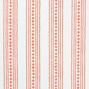 New Haven Stripe Coral F910606 by Thibaut Designer Fabric