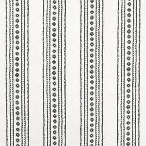 New Haven Stripe Black F910611 by Thibaut Designer Fabric