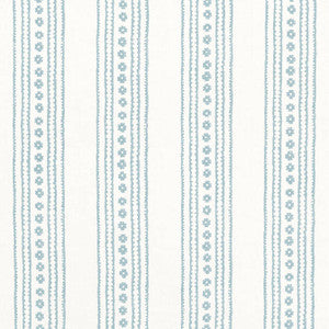 New Haven Stripe Spa Blue F910612 by Thibaut Designer Fabric