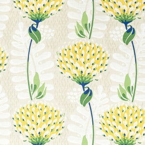 Tiverton Yellow F910646 by Thibaut Designer Fabric