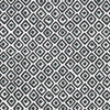 Indian Diamond Black F910661 by Thibaut Designer Fabric
