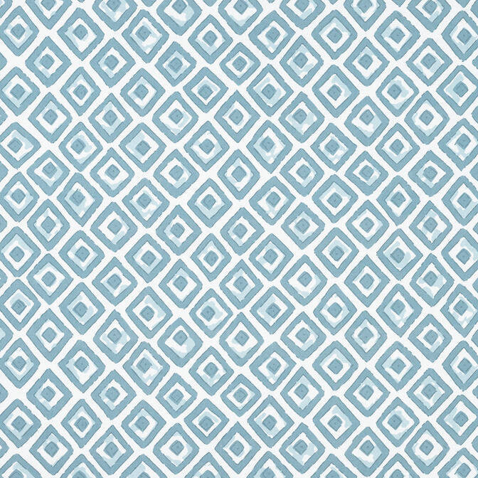Indian Diamond Spa Blue F910662 by Thibaut Fabric Thibaut Fabric Indian Diamond Spa Blue F910662Fabric Ceylon Fabric 90% Cotton, 10% Linen UNITED STATES </p><p>Repeat: V: 24.75 54 - Fabric Carolina -