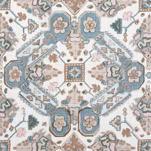 Persian Carpet Spa Blue F910825 by Thibaut Designer Fabric