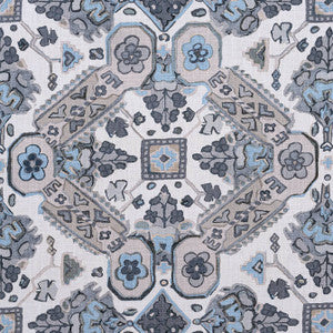 Persian Carpet Grey and Beige F910828 by Thibaut Designer Fabric
